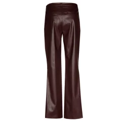 Faux leather broek