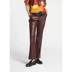 Faux leather broek
