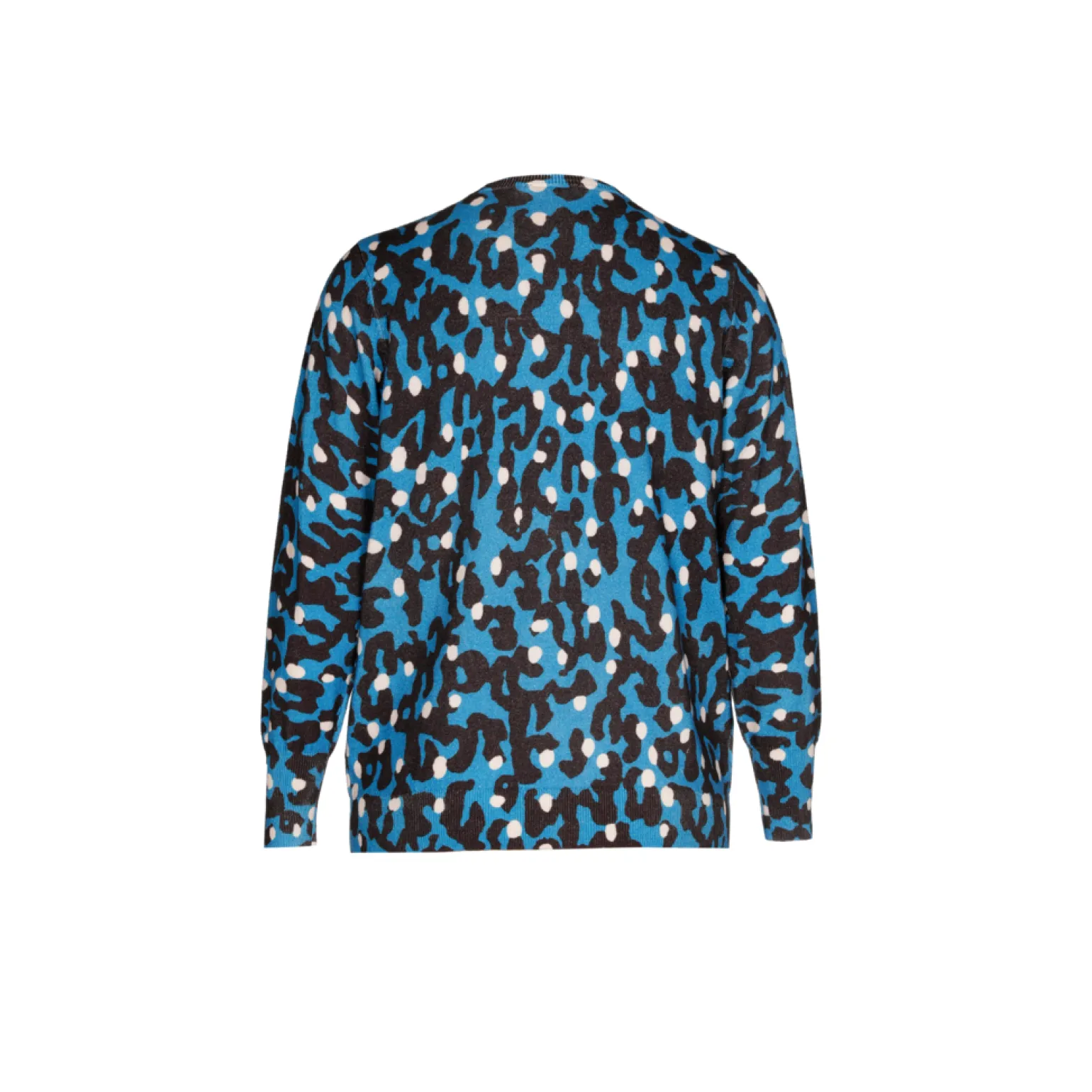 Fijn gebreid gilet met print