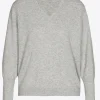 Fijngebreide pull met lurex