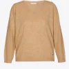 Fijngebreide pull met V-hals