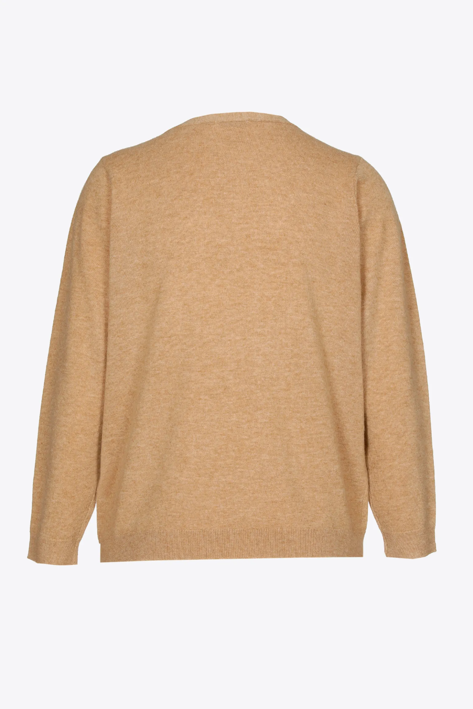 Fijngebreide pull met V-hals