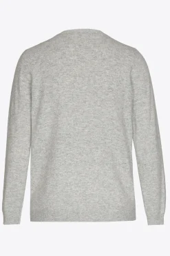 Fijngebreide pull met V-hals