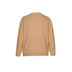 Fijngebreide pull met V-hals