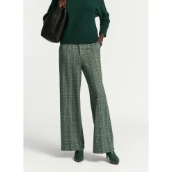 Gebreide multicolor broek