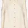 Geklede blouse met hemdkraag