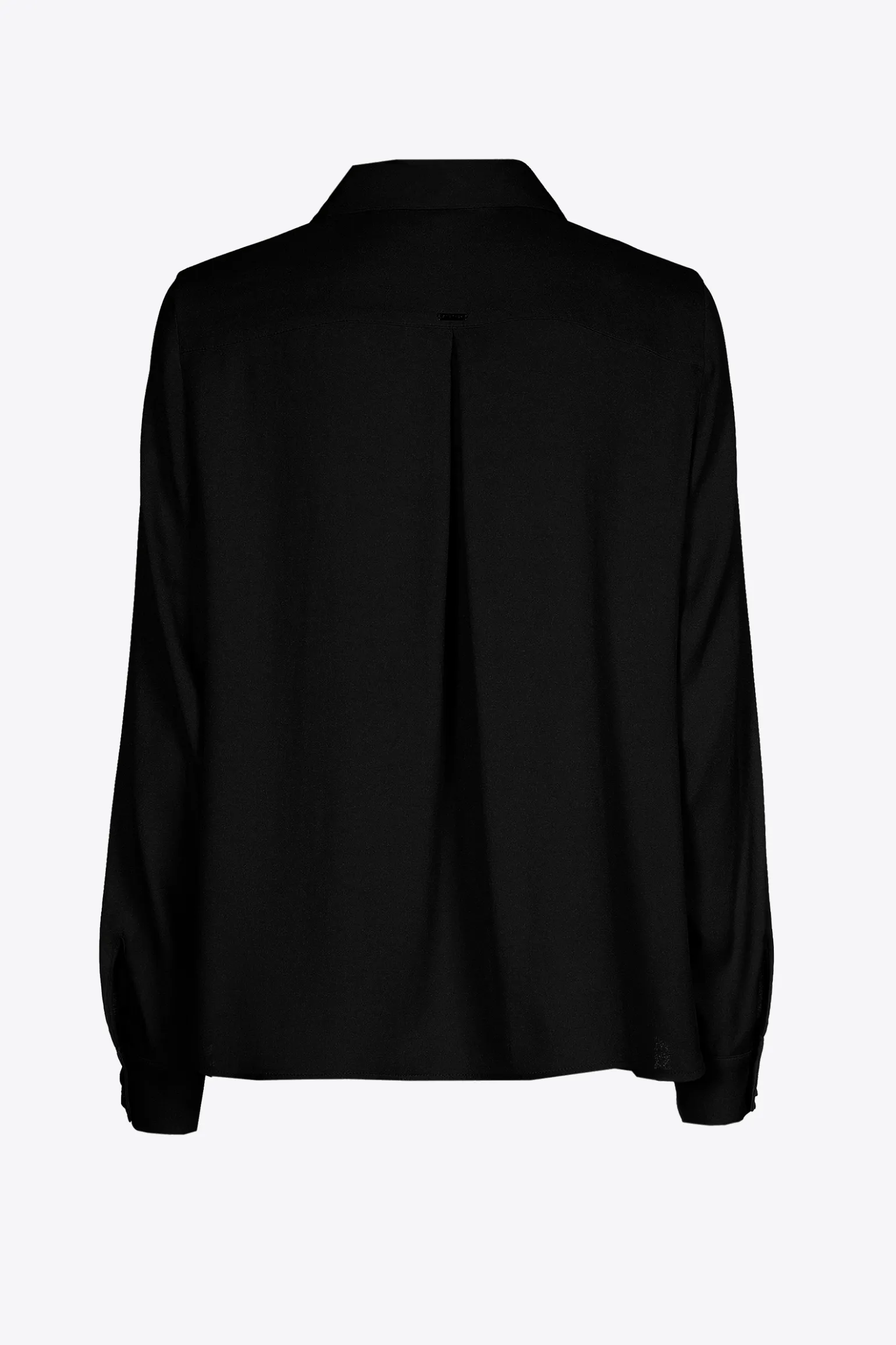 Geklede blouse met hemdkraag