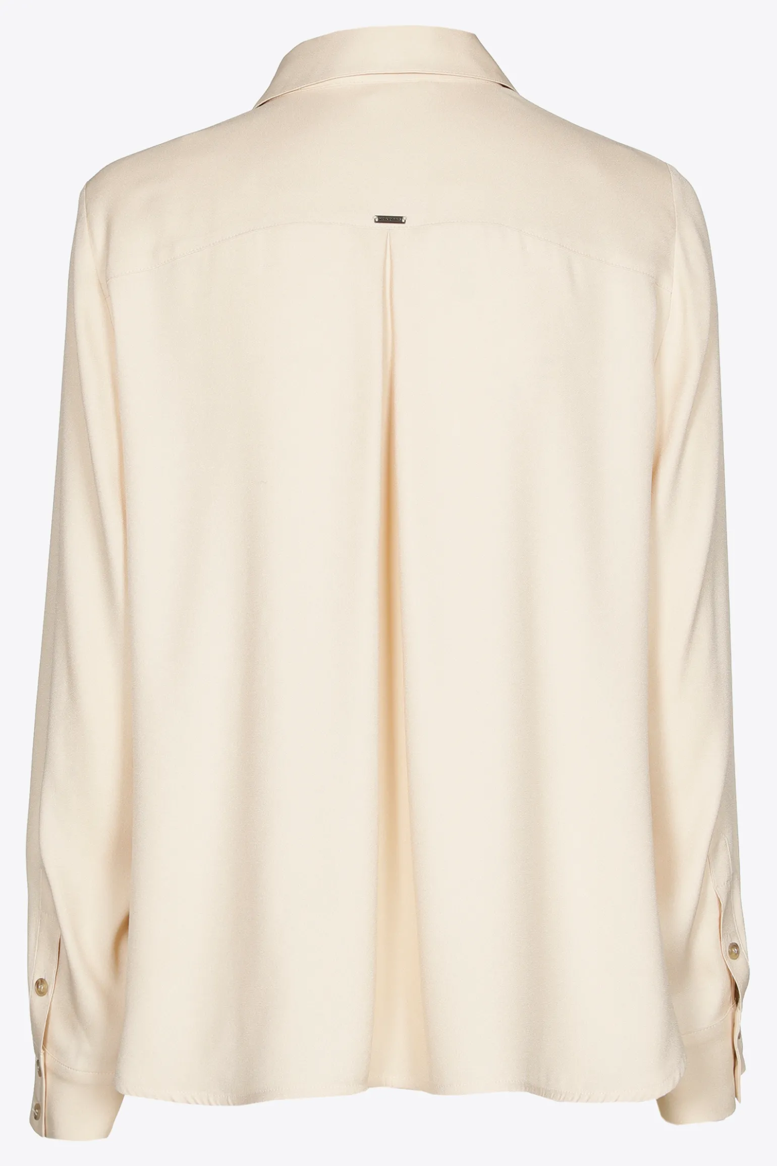 Geklede blouse met hemdkraag