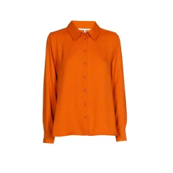 Geklede blouse met hemdkraag
