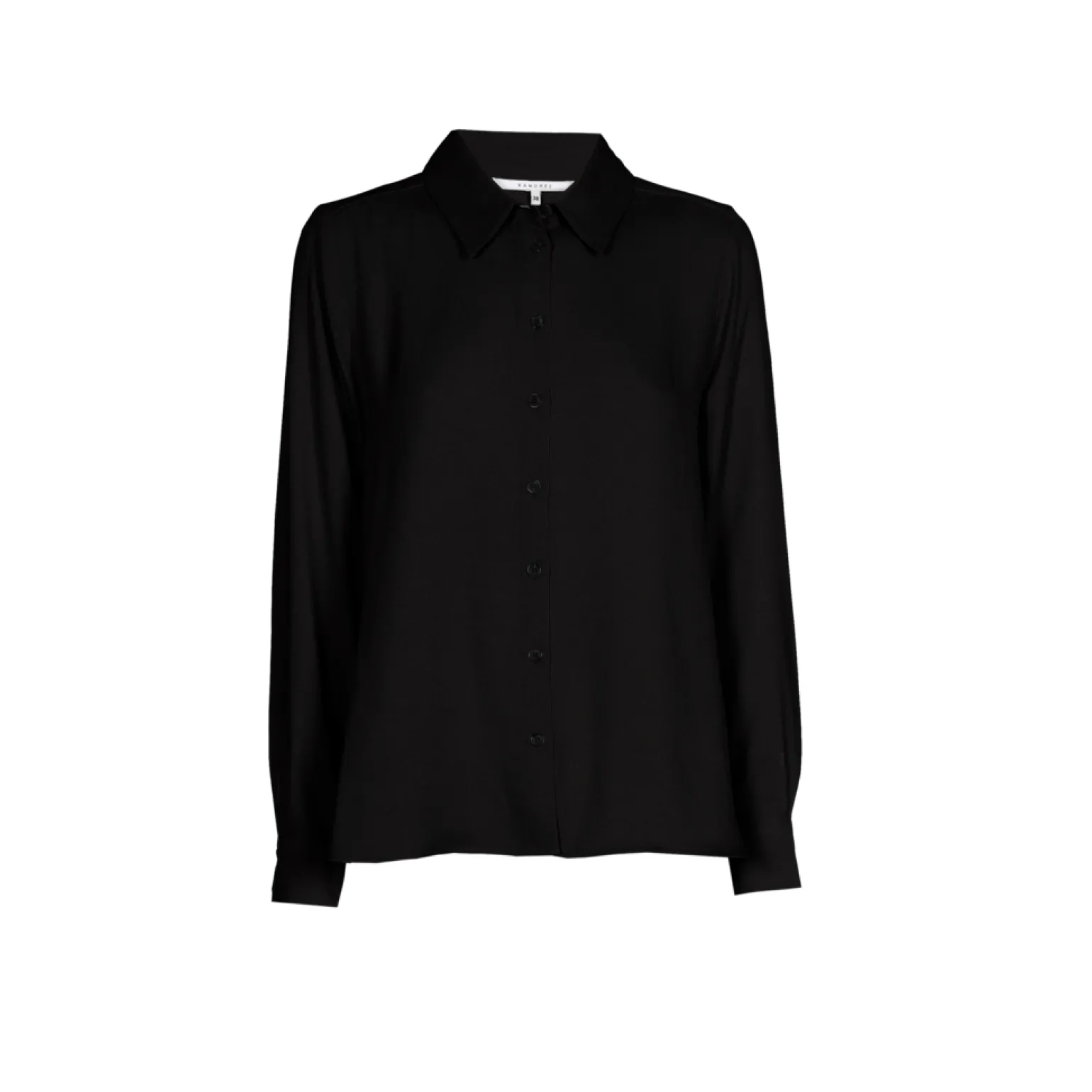 Geklede blouse met hemdkraag