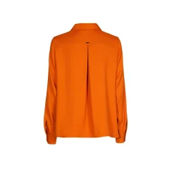 Geklede blouse met hemdkraag