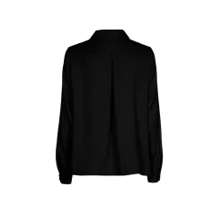 Geklede blouse met hemdkraag