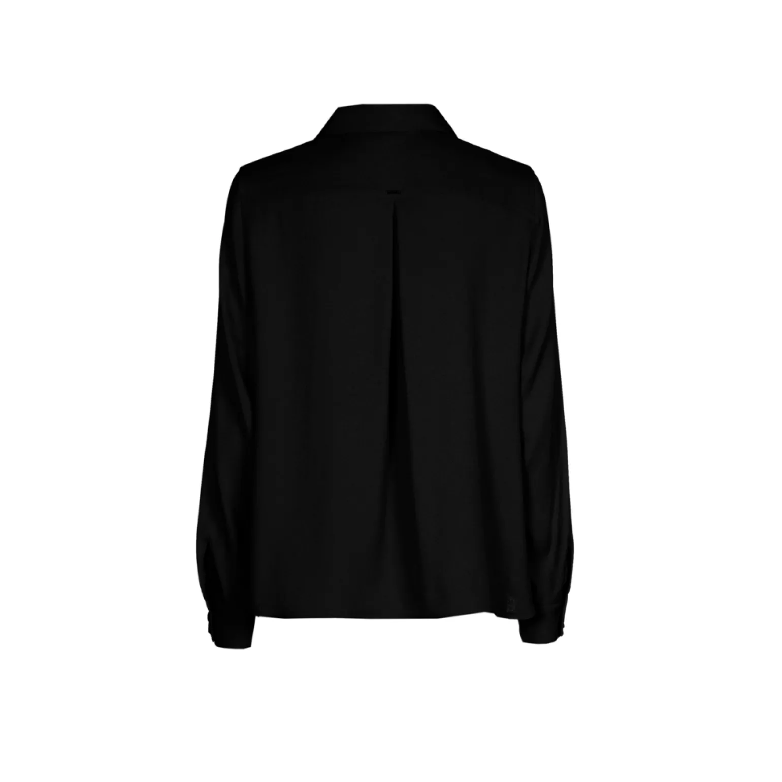 Geklede blouse met hemdkraag