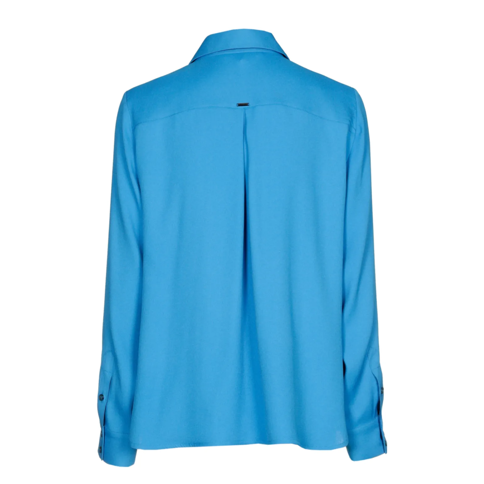 Geklede blouse met hemdkraag