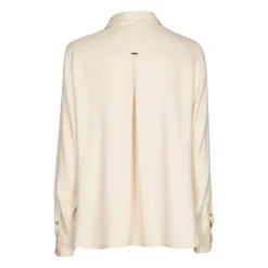 Geklede blouse met hemdkraag