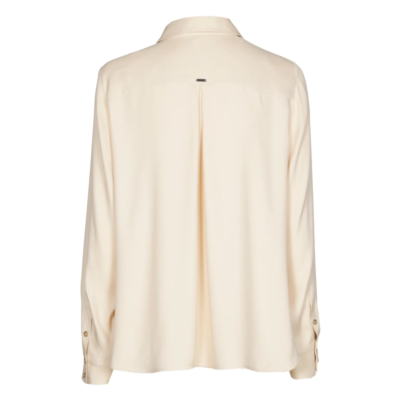 Geklede blouse met hemdkraag