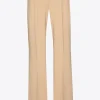Geklede broek met gestreken plooi