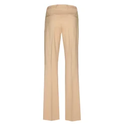 Geklede broek met gestreken plooi