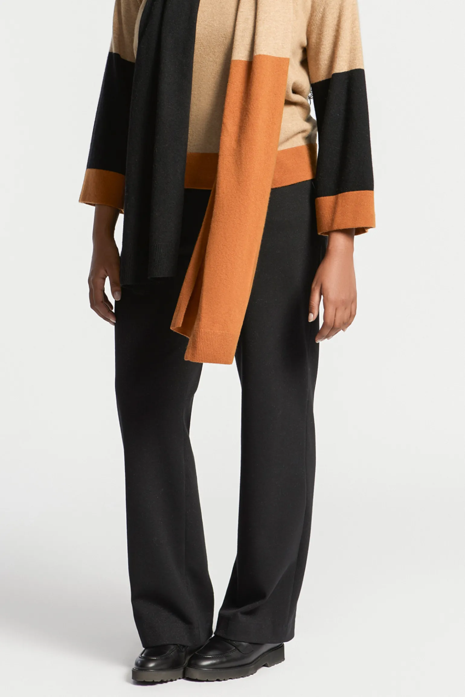 Geklede broek met lurex