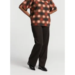 Geklede broek met lurex