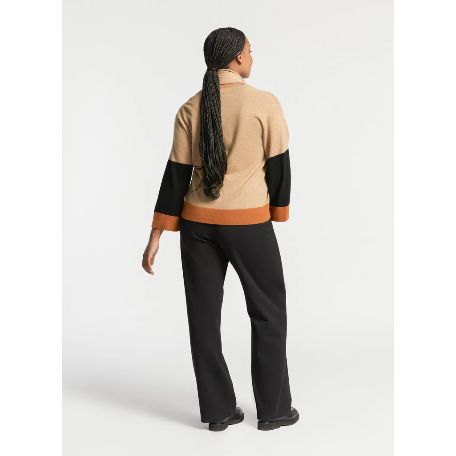 Geklede broek met lurex
