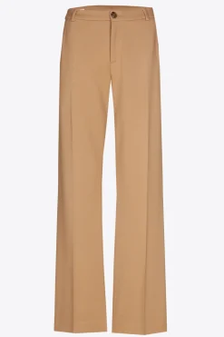 Geklede broek met rechte pijpen