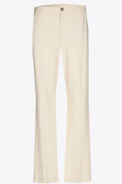 Geklede broek met rechte pijpen