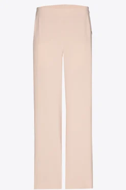 Geklede broek met rechte pijpen