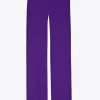 Geklede broek met rechte pijpen