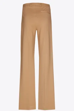 Geklede broek met rechte pijpen