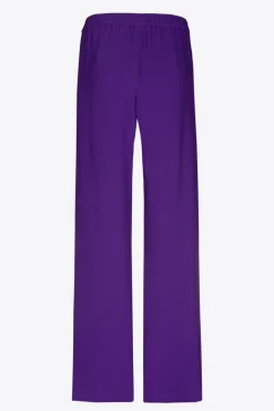 Geklede broek met rechte pijpen