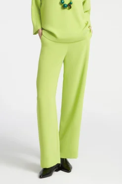Geklede broek met rechte pijpen