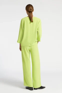 Geklede broek met rechte pijpen
