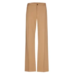 Geklede broek met rechte pijpen