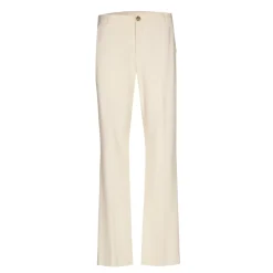 Geklede broek met rechte pijpen