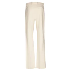 Geklede broek met rechte pijpen