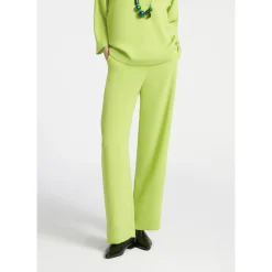 Geklede broek met rechte pijpen