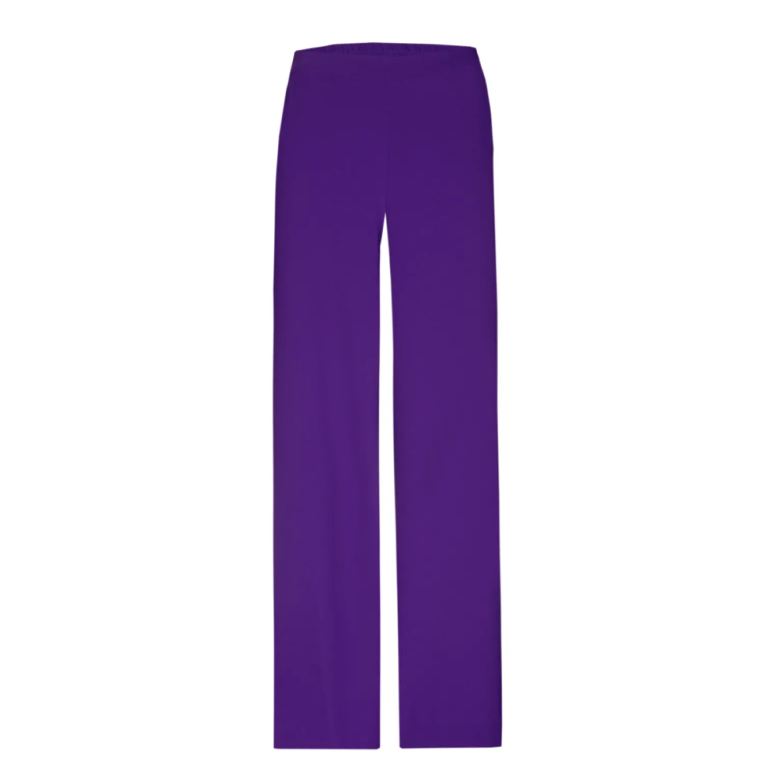 Geklede broek met rechte pijpen