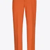Geklede broek met smalle pijpen