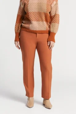 Geklede broek met smalle pijpen