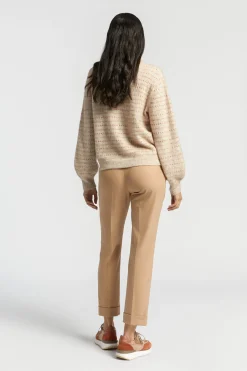 Geklede broek met smalle pijpen