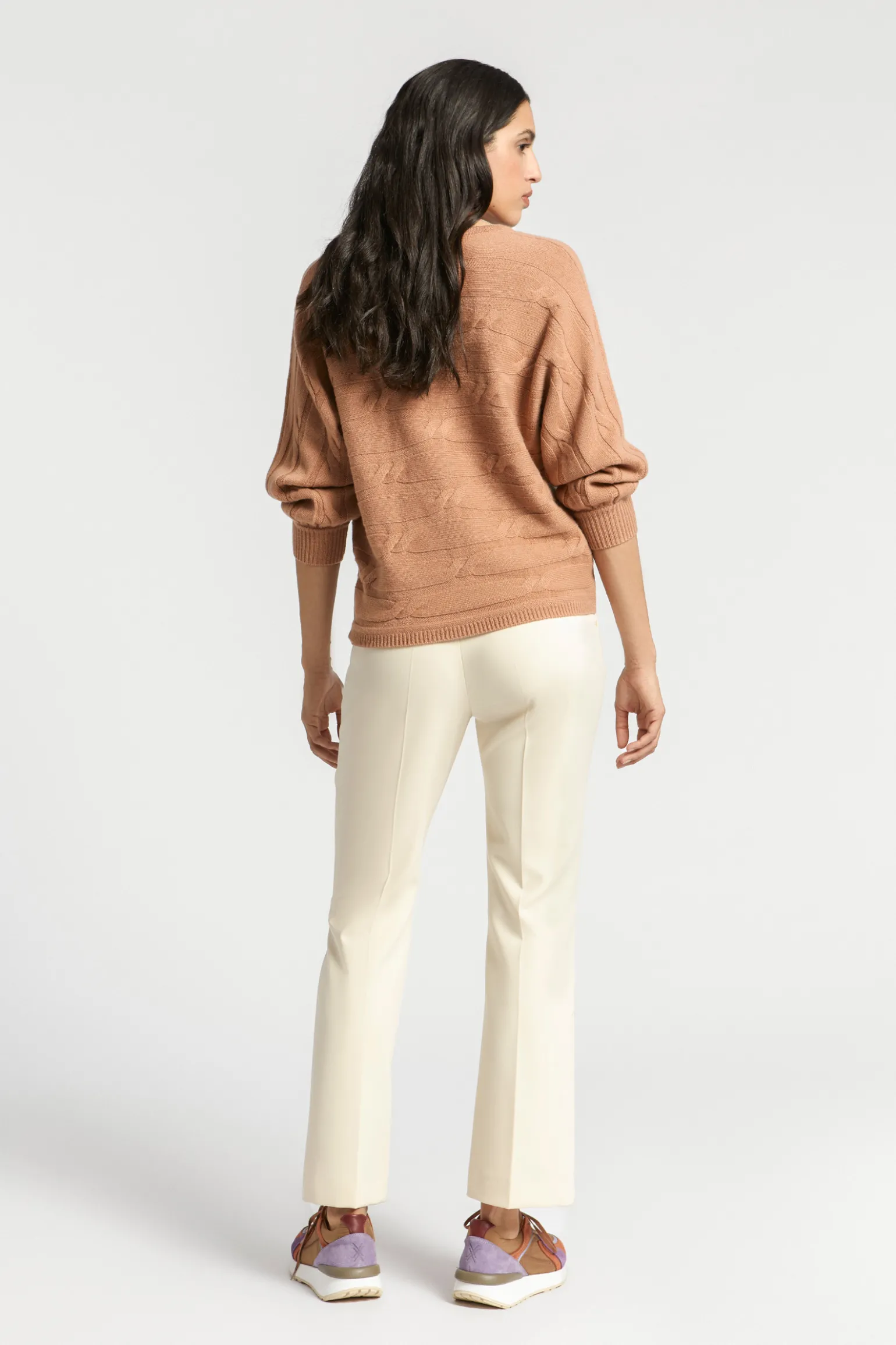 Geklede broek met smalle pijpen