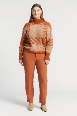 Geklede broek met smalle pijpen