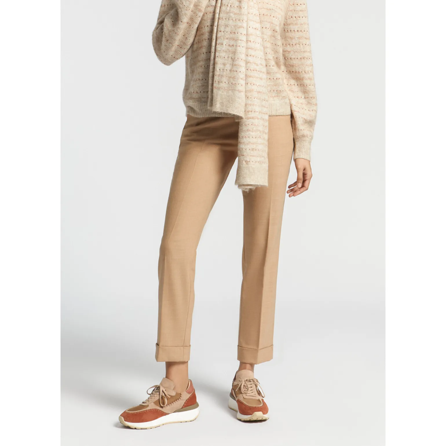 Geklede broek met smalle pijpen