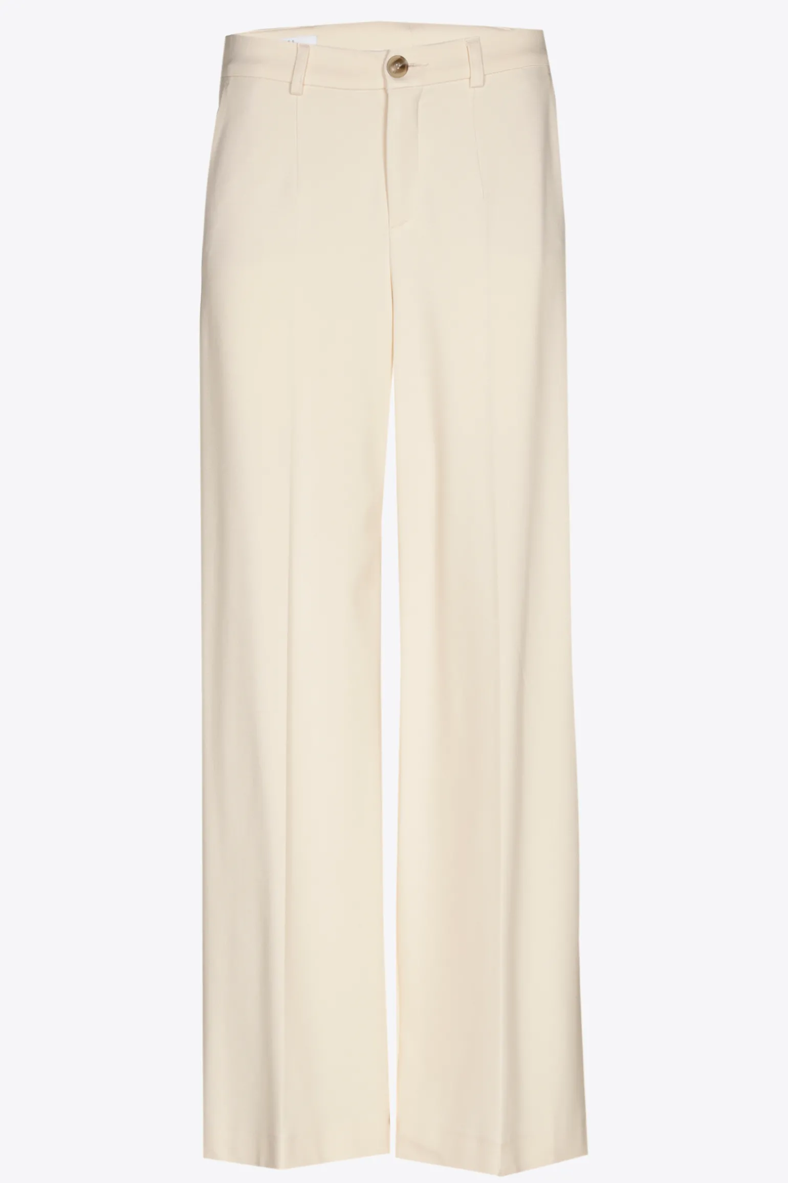 Geklede broek met wijde pijpen