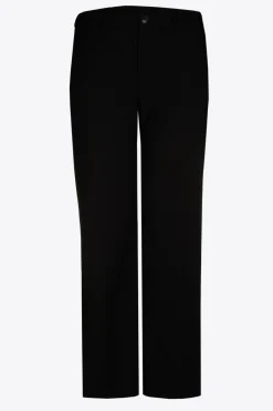 Geklede broek met wijde pijpen
