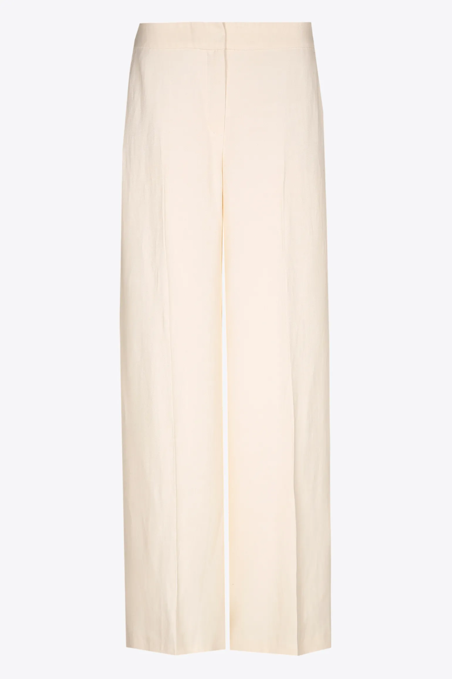 Geklede broek met wijde pijpen