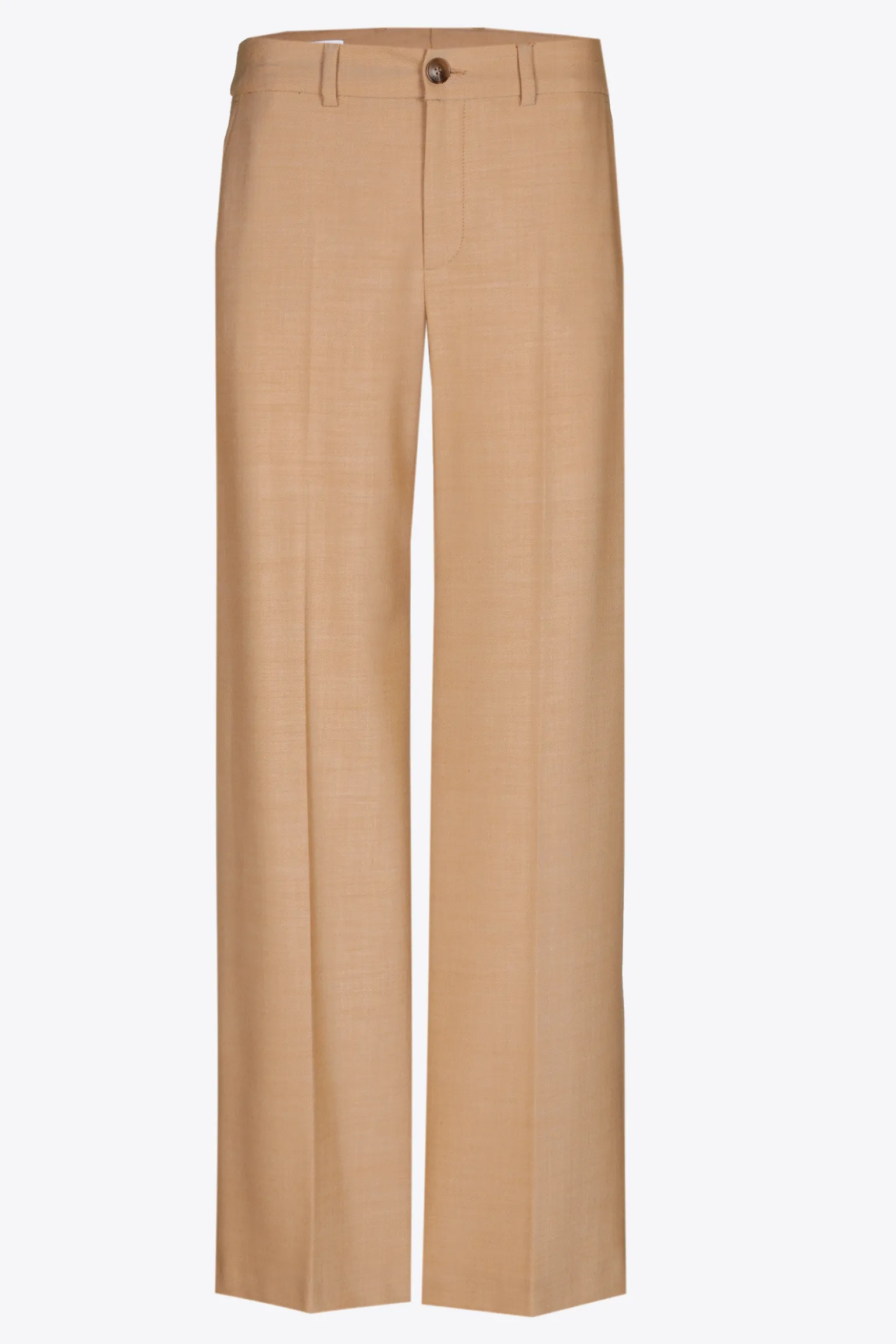 Geklede broek met wijde pijpen