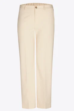 Geklede broek met wijde pijpen