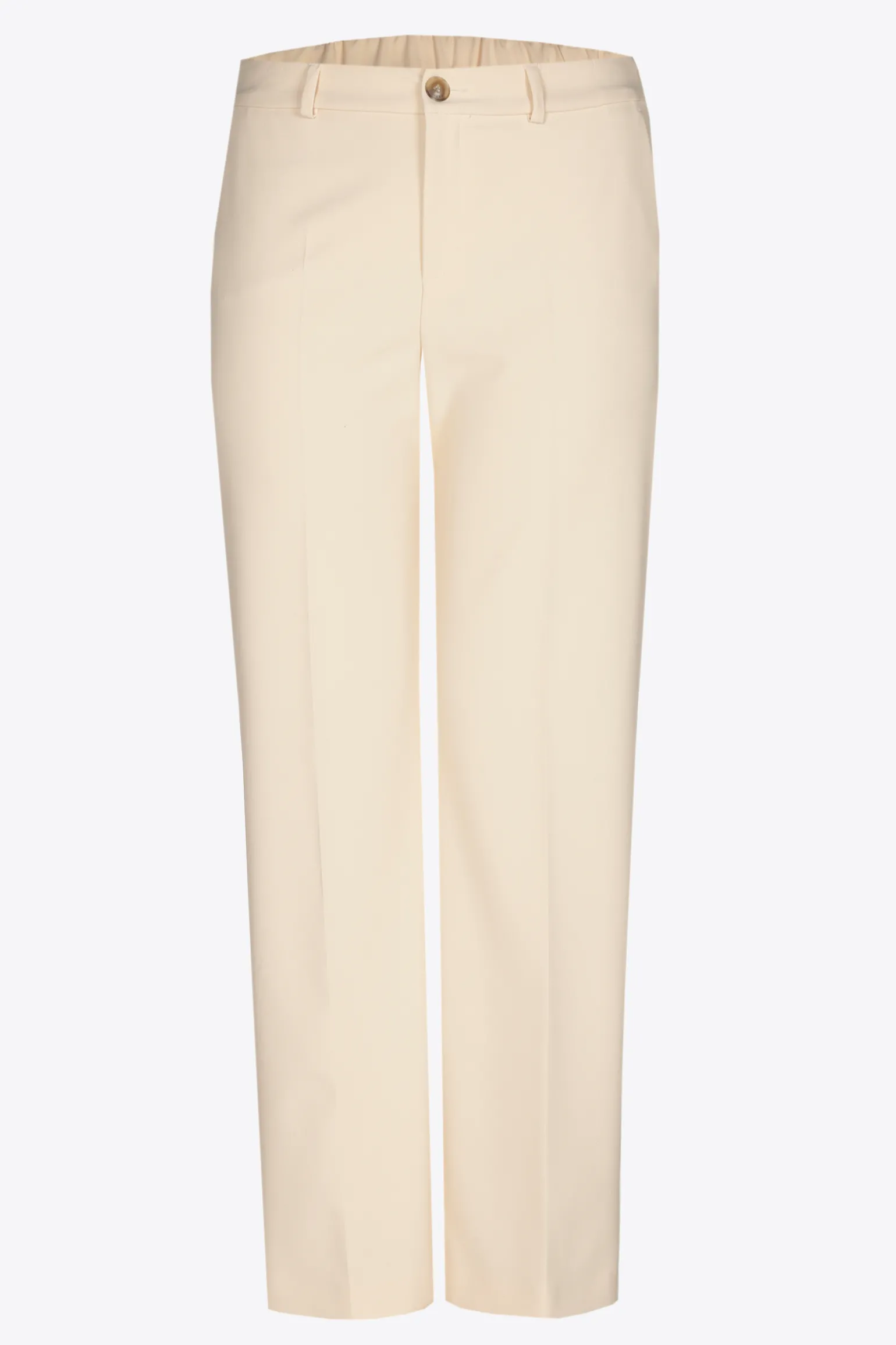 Geklede broek met wijde pijpen